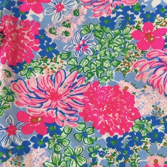 Lilly Pulitzer Sammy Floral Pajama Set in Multi Lil Soiree All Day, size 8 - Picture 5 of 12